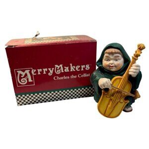 Merry Makers Charles The Cellist Figurine Dept 56 Christmas Monk